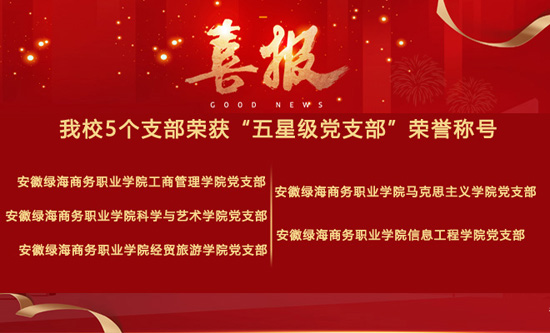 喜報(bào)！我校5個(gè)支部榮獲“五星級(jí)黨支部”榮譽(yù)稱(chēng)號(hào)