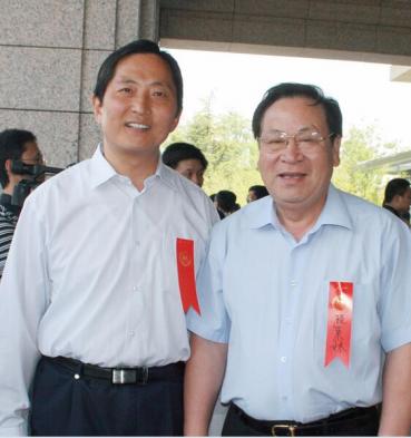 清華大學校長顧秉林院士親切接見陳孝云校友	